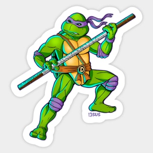 Donatello does machines! Sticker